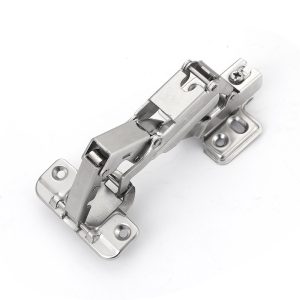 Stainless steel corner hinges for cabinets